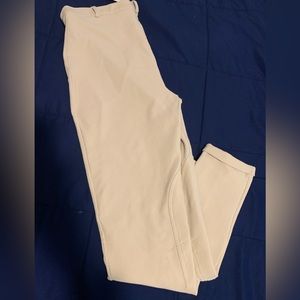 Vintage Ann Taylor textured cream pants